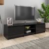 VidaXL Tv meubel 140x40x35, 5 Cm Bewerkt Hout Hoogglans Zwart online kopen