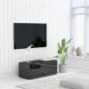 VidaXL Tv meubel 80x34x30 Cm Spaanplaat Hoogglans Zwart online kopen