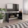 VidaXL Tv meubel 80x40x40 Cm Bewerkt Hout Hoogglans Zwart online kopen