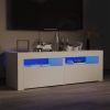 VidaXL Tv meubel met LED verlichting 120x35x40 cm wit online kopen
