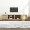 VidaXL Tv meubelen 2 st 80x35x36, 5 cm bewerkt hout sonoma eikenkleurig online kopen