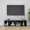 VidaXL Tv meubelen 4 st 37x35x37 cm spaanplaat grijs online kopen