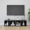 VidaXL Tv meubelen 4 st 37x35x37 cm spaanplaat hoogglans grijs online kopen
