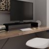 VidaXL Tv meubel/monitorverhoger zwart 90x30x13 cm glas online kopen