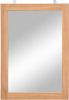 VidaXL Wandspiegel 50x70 cm massief teakhout online kopen