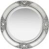 VidaXL Wandspiegel barok stijl 50 cm zilverkleurig online kopen