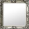 VidaXL Wandspiegel Barok Stijl 60x60 Cm Zilverkleurig online kopen