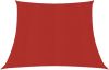 VIDAXL Zonnezeil 160 g/m&#xB2, 3/4x2 m HDPE rood online kopen