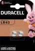Duracell knoopcel Electronics LR43, blister van 2 stuks online kopen