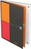Oxford International Notebook Connect, Stevige Kartonnen Kaft Grijs, 160 Bladzijden, Ft B5, Geruit 5 Mm online kopen
