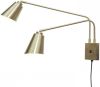 Its about RoMi Wandlamp 'Bremen' 2 lamps, kleur Goud online kopen