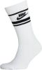 Nike sportswear everyday essential crew sokken wit/zwart heren online kopen