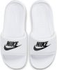Nike Victori One Slipper voor dames White/White/Black Dames online kopen