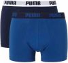 Puma Men's 2 Pack Boxers Navy/Royal S Blauw online kopen
