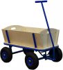 Sunny Billy Beach Wagon/Bolderkar Van Blank Hout Bolderwagen Met Luchtbanden In Blauw online kopen