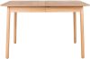 Zuiver Uitschuifbare tafel Glimps naturel 120/162 x 80 cm online kopen