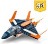 Lego Creator 3 in 1 Supersonic Jet, Helicopter & Boat Toy(31126 ) online kopen