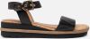 Tamaris casual open sandals , Zwart, Dames online kopen